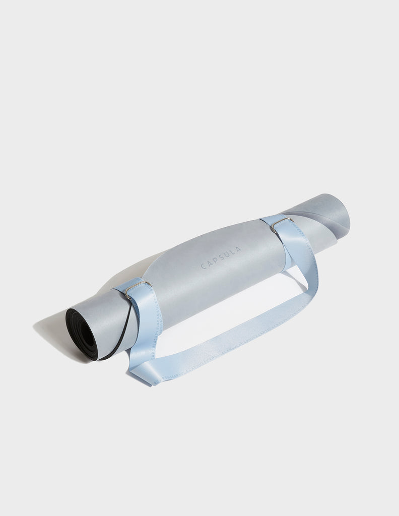Capsula Yoga Mat Strap in aqua haze color